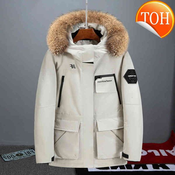 winter keep warm -30 degree down jacket men hooded fur collar windbreaker white duck coat male m-xxxl padded snow, Black
winter keep warm -30 degree down jacket men hooded fur collar windbreaker white duck coat male m-xxxl padded snow, Black