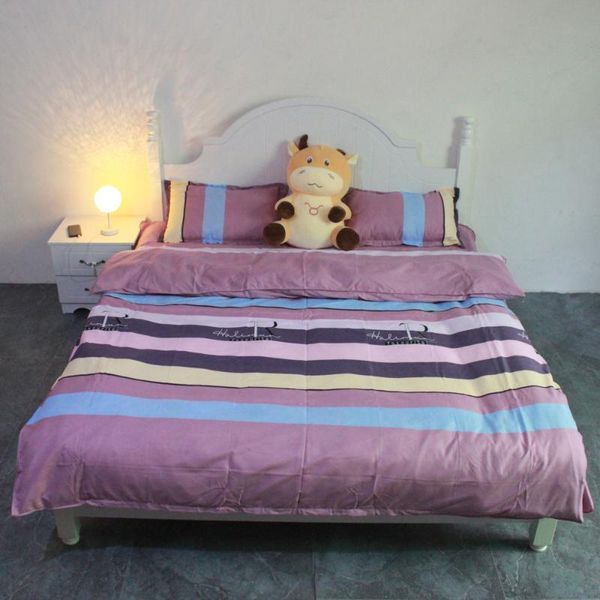 bedding sets home textile classic rainbow strip soft simple purple duvet cover pillow case bed sheet king twin set
bedding sets home textile classic rainbow strip soft simple purple duvet cover pillow case bed sheet king twin set