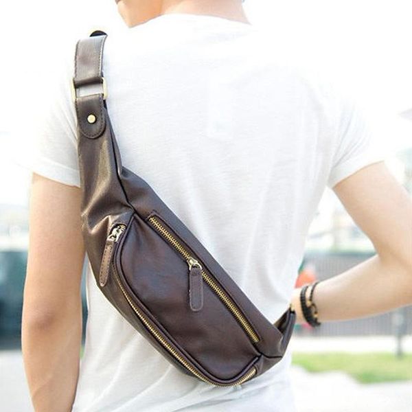 fashion leather men waist bag fanny packs vintage man chest belt phone holder travel small pauch fannypack tas bags
fashion leather men waist bag fanny packs vintage man chest belt phone holder travel small pauch fannypack tas bags