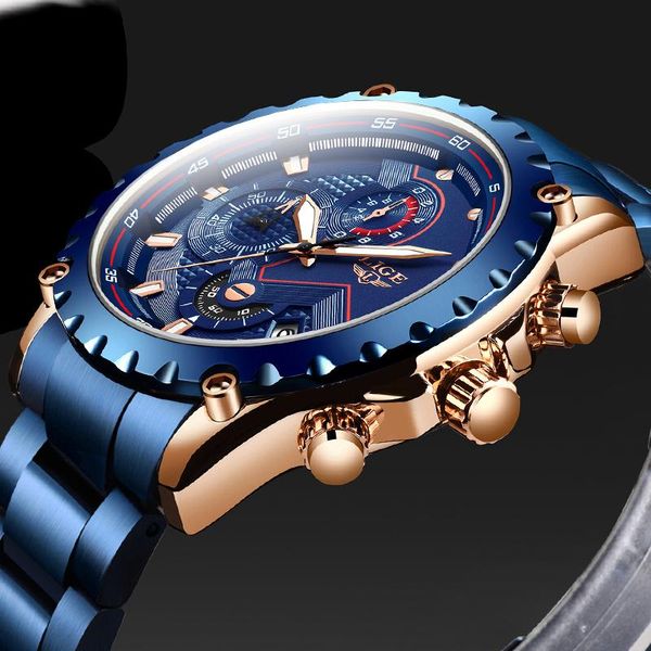 wristwatches brand lige men watches fashion blue stainless steel waterproof sport watch quartz clock male chronograph reloj hombre, Slivery;brown
wristwatches brand lige men watches fashion blue stainless steel waterproof sport watch quartz clock male chronograph reloj hombre, Slivery;brown