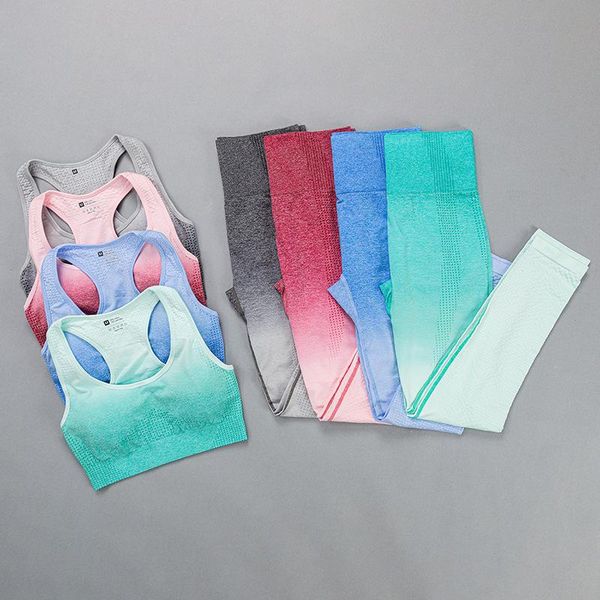 yoga outfit 2021 ombre seamless women set workout sportswear gym clothing fitness bra crop high waist leggings sport suit tracksuit
yoga outfit 2021 ombre seamless women set workout sportswear gym clothing fitness bra crop high waist leggings sport suit tracksuit