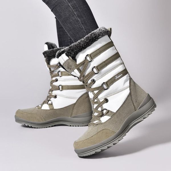 boots women snow solid nice fashion brand outdoor waterproof mid-calf warm plush lining winter, Black
boots women snow solid nice fashion brand outdoor waterproof mid-calf warm plush lining winter, Black