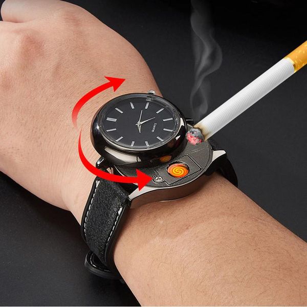 wristwatches 2021 men's watch quartz cigarette lighter rechargeable replace heating wire gift the male clock f779-1, Slivery;brown
wristwatches 2021 men's watch quartz cigarette lighter rechargeable replace heating wire gift the male clock f779-1, Slivery;brown