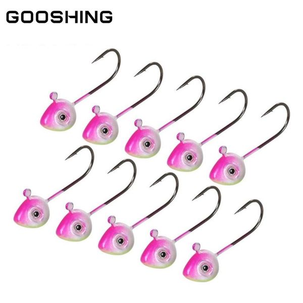 fishing hooks gooshing hook tenya jig head cheburashka fishhook 10pcs 0.5g-5g/ jigging lead bait soft lure accessories pesca
fishing hooks gooshing hook tenya jig head cheburashka fishhook 10pcs 0.5g-5g/ jigging lead bait soft lure accessories pesca