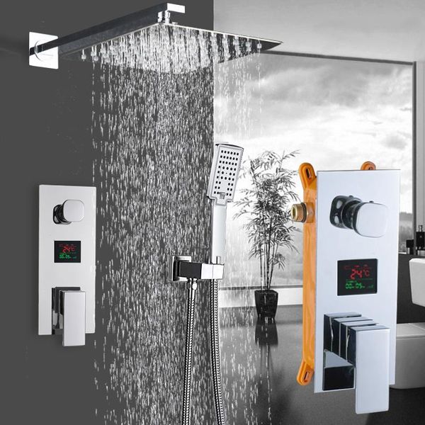 bathroom faucet chrome digital display rainfall shower bath wall mount bathtub mixer tap system sets
bathroom faucet chrome digital display rainfall shower bath wall mount bathtub mixer tap system sets