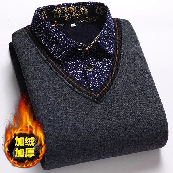 men's sweaters pullover sweater oversize autumn shirt collar knit bottom fashion trend coat solid color five colors, White;black
men's sweaters pullover sweater oversize autumn shirt collar knit bottom fashion trend coat solid color five colors, White;black