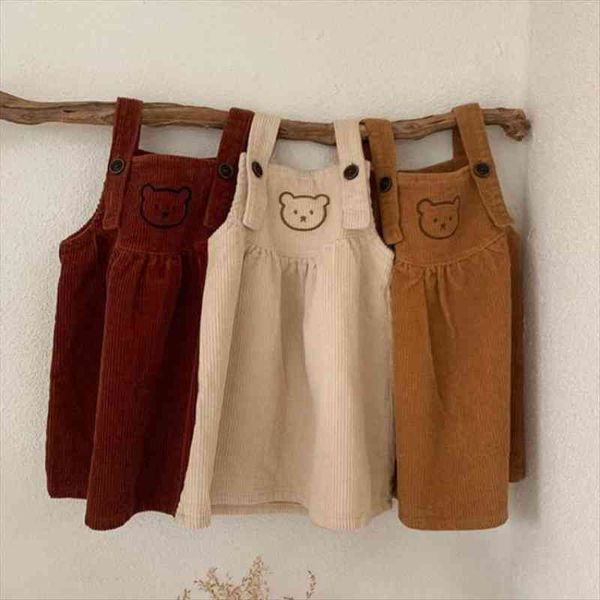 spring fashion kids girls corduroy girl dresses casual sleeveless square collar cute bear all match princess, Red;yellow
spring fashion kids girls corduroy girl dresses casual sleeveless square collar cute bear all match princess, Red;yellow