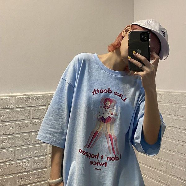 korean loose beautiful girl retro printed short-sleeved women's spring summer 2021 vintage ins cool t-shirt women, White
korean loose beautiful girl retro printed short-sleeved women's spring summer 2021 vintage ins cool t-shirt women, White