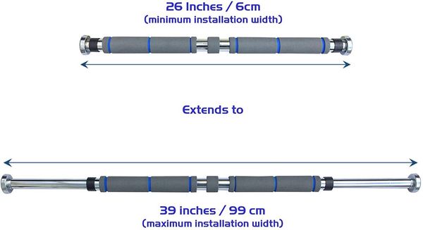 fitness pull up bar - doorway pullup bar/chin with 3 sets of screw-in required door-mounts horizontal bars
fitness pull up bar - doorway pullup bar/chin with 3 sets of screw-in required door-mounts horizontal bars