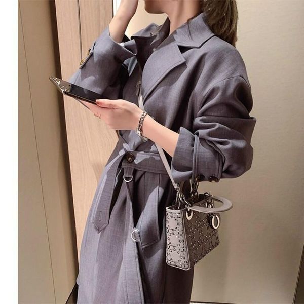 fy1064 2021 spring autumn winter women fashion casual ladies work wear nice jacket woman female ol windbreaker long coat women's trench, Tan;black
fy1064 2021 spring autumn winter women fashion casual ladies work wear nice jacket woman female ol windbreaker long coat women's trench, Tan;black