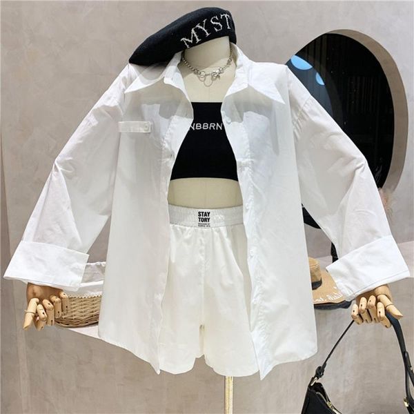 women's tracksuits summer candy color casual suit 2021 korean style long sleeve sunscreen shirt + wide leg shorts two pieces, Gray
women's tracksuits summer candy color casual suit 2021 korean style long sleeve sunscreen shirt + wide leg shorts two pieces, Gray