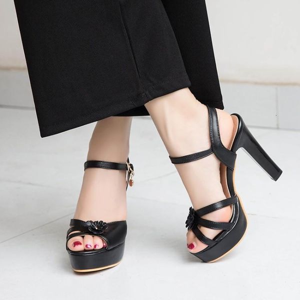 sandals fashion summer women platform super thin high heels lady party dress office shoes flower white tr9q, Black
sandals fashion summer women platform super thin high heels lady party dress office shoes flower white tr9q, Black