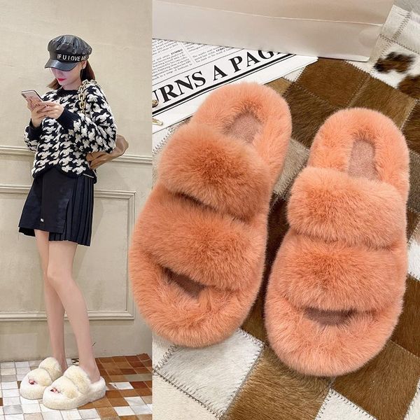 slippers luxury faux fur women furry shoes 2021 winter thicken flat 4cm platform plush warm female casual plus size, Black
slippers luxury faux fur women furry shoes 2021 winter thicken flat 4cm platform plush warm female casual plus size, Black