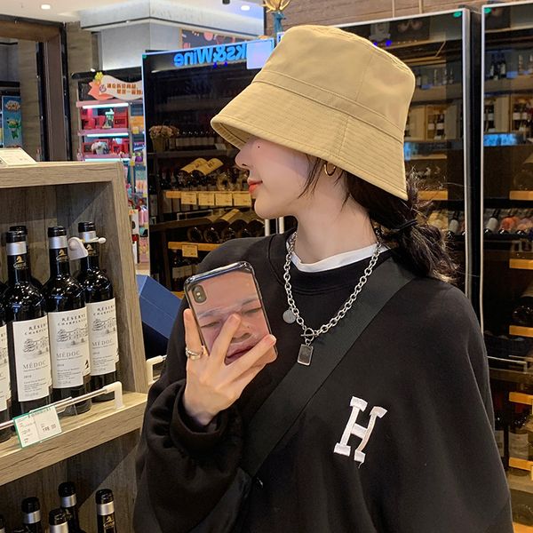 new hat spring and summer thin pure color bucket basin hat women's korean casual versatile fashion fisherman's hat, Blue;gray
new hat spring and summer thin pure color bucket basin hat women's korean casual versatile fashion fisherman's hat, Blue;gray