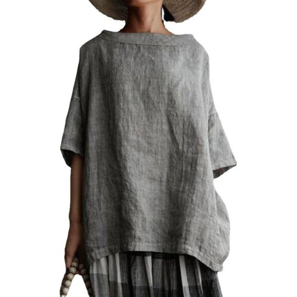 women's blouses & shirts boat collar summer blouse women casual streetwear concise solid color half sleeve loose ladies top, White
women's blouses & shirts boat collar summer blouse women casual streetwear concise solid color half sleeve loose ladies top, White