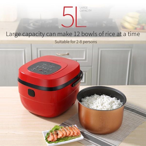 5l rice cooker smart large-capacity household multi-function cooking pot suit for 3-4-6-8 people home use cookers
5l rice cooker smart large-capacity household multi-function cooking pot suit for 3-4-6-8 people home use cookers