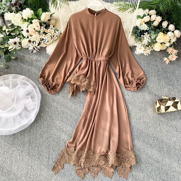 sweaters vintage lace patchwork irregular blouse women lantern sleeve long hem slim brown/black/white shirt autumn fashion, White;black
sweaters vintage lace patchwork irregular blouse women lantern sleeve long hem slim brown/black/white shirt autumn fashion, White;black