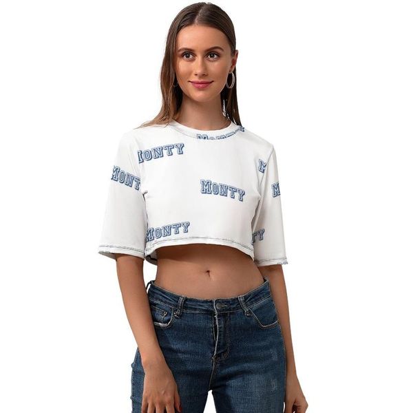 women's t-shirt monty python crop simple street fashion t shirt o neck womens graphic short-sleeve polyester tshirt, White
women's t-shirt monty python crop simple street fashion t shirt o neck womens graphic short-sleeve polyester tshirt, White