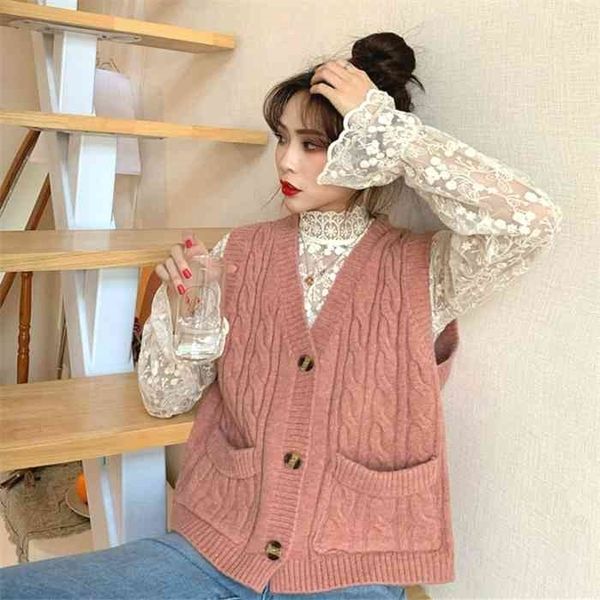 knitted sweater vest women colorful elegant pocket v-neck simple all-match trendy vintage solid daily outwear soft sleeveless, Black;white
knitted sweater vest women colorful elegant pocket v-neck simple all-match trendy vintage solid daily outwear soft sleeveless, Black;white