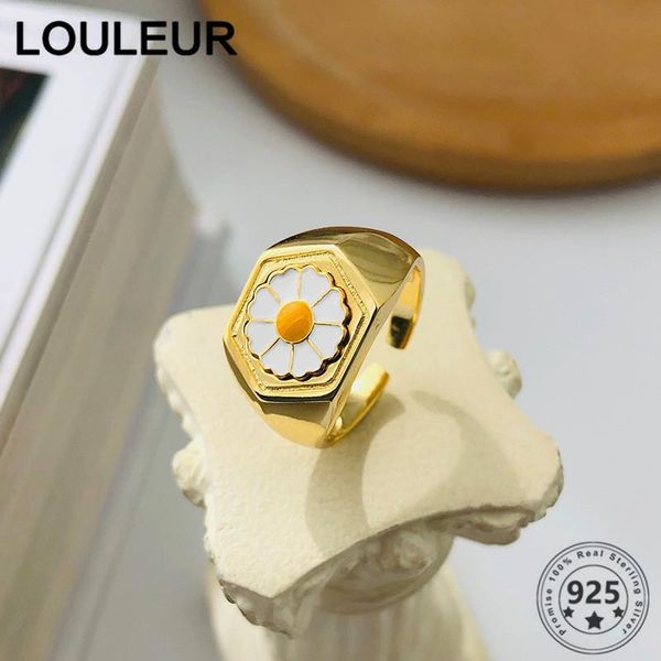 cluster rings louleur 2021 trend 925 sterling silver ring european style 18k gold daisy for women daily jewelry charm, Golden;silver
cluster rings louleur 2021 trend 925 sterling silver ring european style 18k gold daisy for women daily jewelry charm, Golden;silver