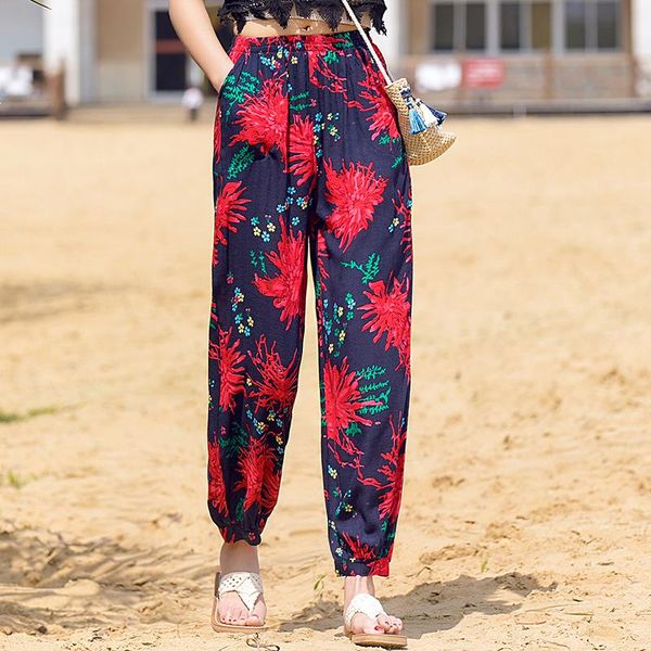 women's pants & capris plus size summer harem women bloomers casual plaid printed loose trousers middle-aged wide leg, Black;white
women's pants & capris plus size summer harem women bloomers casual plaid printed loose trousers middle-aged wide leg, Black;white