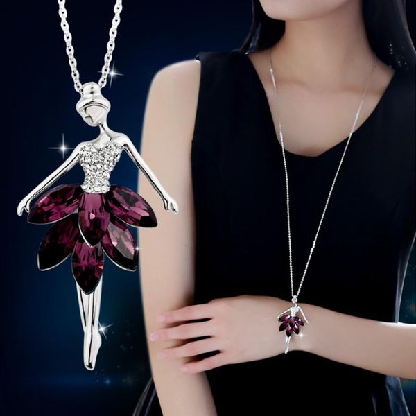 charms fashion crystal plated ballerina girl charm 1pc long jewelry gift alloy pendant women necklace sweater chain 2021 winter, Bronze;silver
charms fashion crystal plated ballerina girl charm 1pc long jewelry gift alloy pendant women necklace sweater chain 2021 winter, Bronze;silver