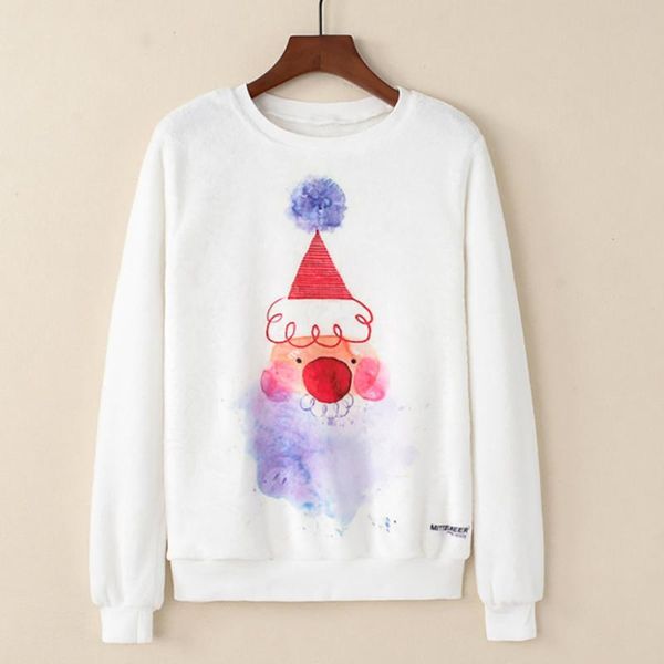 women's hoodies & sweatshirts print fashion pullover thickening coat women ladies casual christmas long sleeve sweatshirt blouse, Black
women's hoodies & sweatshirts print fashion pullover thickening coat women ladies casual christmas long sleeve sweatshirt blouse, Black