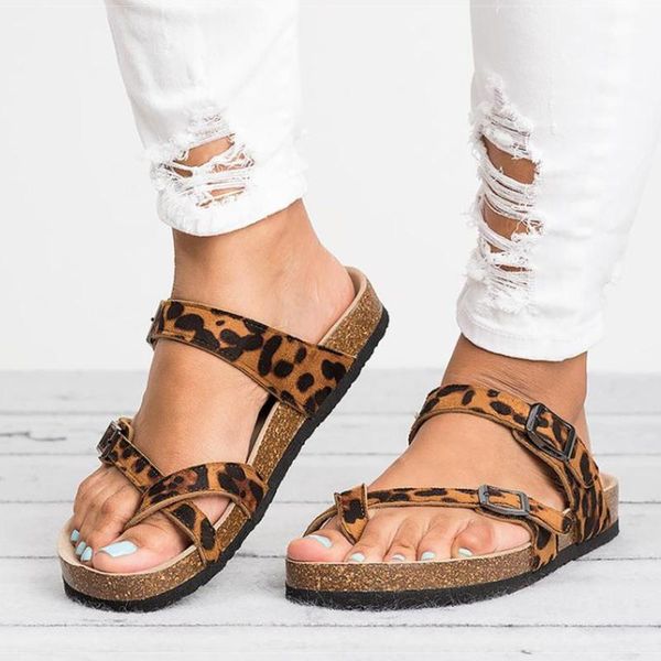leopard print women summer beach casual shoes retro flat slides thick-soled cork slipper wood flip flops sandal sandals, Black
leopard print women summer beach casual shoes retro flat slides thick-soled cork slipper wood flip flops sandal sandals, Black