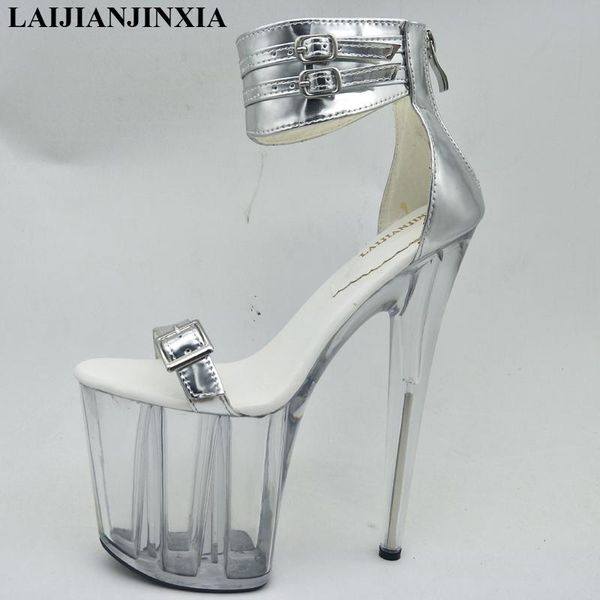 women's shoes transparent crystal sangals pole dancing 20 cm high heels nightclub fashion sandals, Black
women's shoes transparent crystal sangals pole dancing 20 cm high heels nightclub fashion sandals, Black