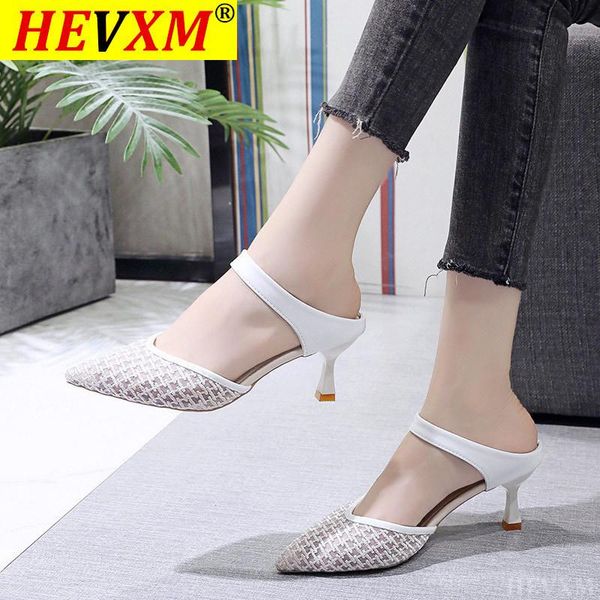 summer women's slippers fashion 2021 ladies mid heels slip on female outdoor footwear elegant woman sandals pointed toe, Black
summer women's slippers fashion 2021 ladies mid heels slip on female outdoor footwear elegant woman sandals pointed toe, Black