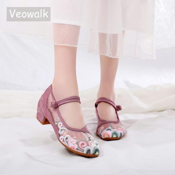 dress shoes veowalk gauze patchwork women cotton embroidered block heel summer see-through mesh pumps elegant ladies 4cm heels comfort, Black
dress shoes veowalk gauze patchwork women cotton embroidered block heel summer see-through mesh pumps elegant ladies 4cm heels comfort, Black