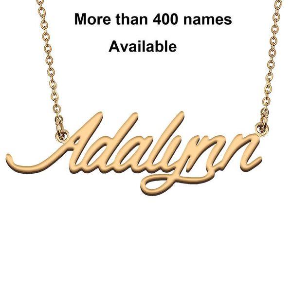 chains cursive initial letters name necklace for adalynn birthday party christmas year graduation wedding valentine day gift, Silver
chains cursive initial letters name necklace for adalynn birthday party christmas year graduation wedding valentine day gift, Silver