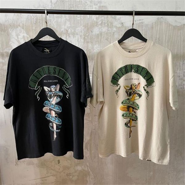 men's t-shirts represent t shirt men women 1:1 vintage t-shirt fashion tee short sleeve, White;black
men's t-shirts represent t shirt men women 1:1 vintage t-shirt fashion tee short sleeve, White;black