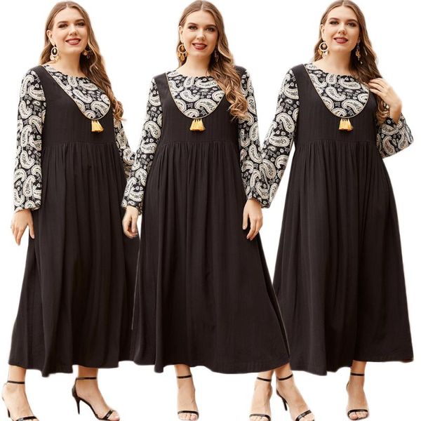 ethnic clothing vintage muslim abaya printed patchwork women style kaftan long dress loose casual dubai turkey middle east ramadan islam, Red
ethnic clothing vintage muslim abaya printed patchwork women style kaftan long dress loose casual dubai turkey middle east ramadan islam, Red