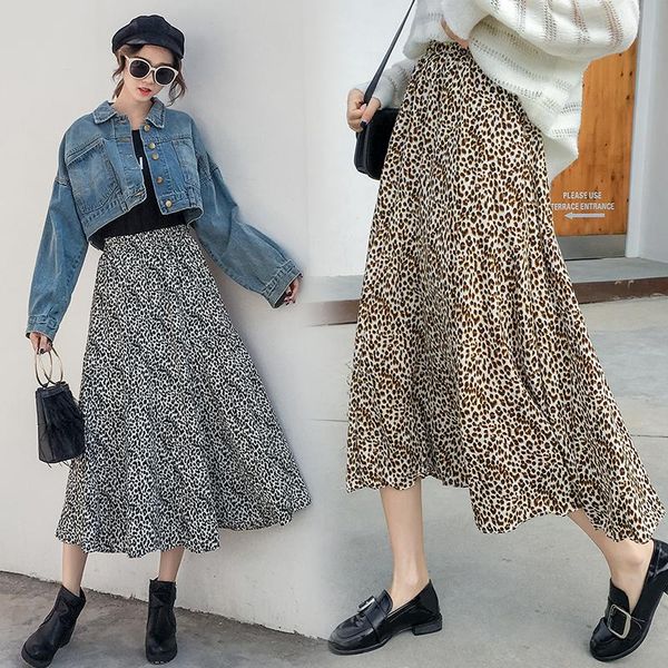 skirts spring autumn female leopard print long 2021 fashion women high waist floral a-line, Black
skirts spring autumn female leopard print long 2021 fashion women high waist floral a-line, Black