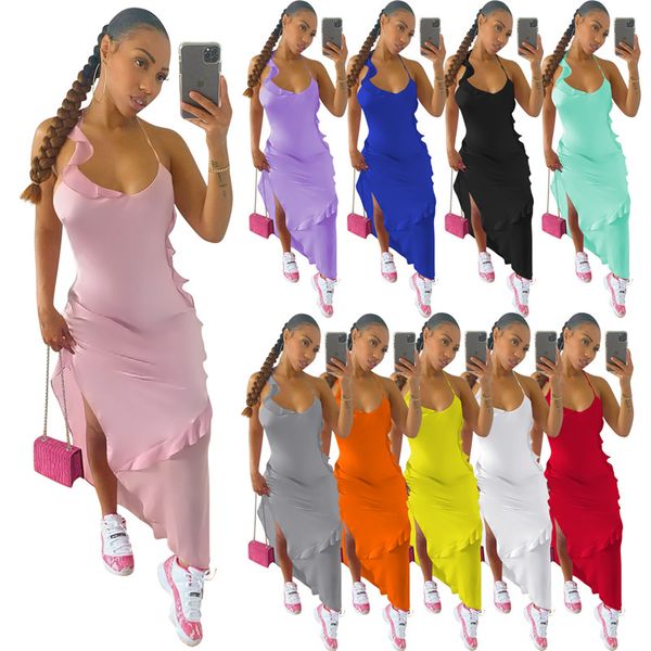 casual dresses wholesale items summer y2k dress split for women 2021 slim ankle-length o-neck clothing fashion solid m6833 by dhl, Black;gray
casual dresses wholesale items summer y2k dress split for women 2021 slim ankle-length o-neck clothing fashion solid m6833 by dhl, Black;gray