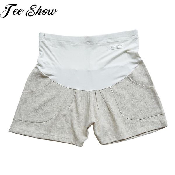 maternity bottoms summer shorts for pregnant women cotton linen thin wide leg loose high waist adjustable belly short pants pregnancy, White
maternity bottoms summer shorts for pregnant women cotton linen thin wide leg loose high waist adjustable belly short pants pregnancy, White