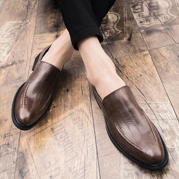 dress shoes fashion men leather slip on loafers driving male formal oxford flats soft erkek ayakkabi g2-86, Black
dress shoes fashion men leather slip on loafers driving male formal oxford flats soft erkek ayakkabi g2-86, Black