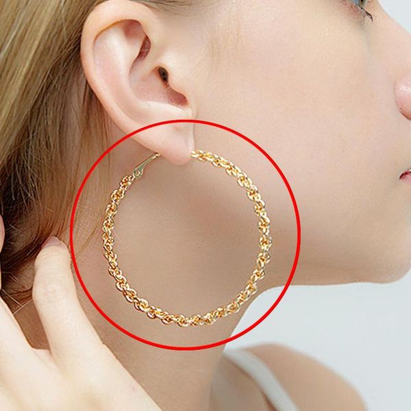 hoop & huggie hoops earrings women stainless steel fashion jewelry 2021 extreme wind circle metal chain exaggeration gifts for, Golden;silver
hoop & huggie hoops earrings women stainless steel fashion jewelry 2021 extreme wind circle metal chain exaggeration gifts for, Golden;silver