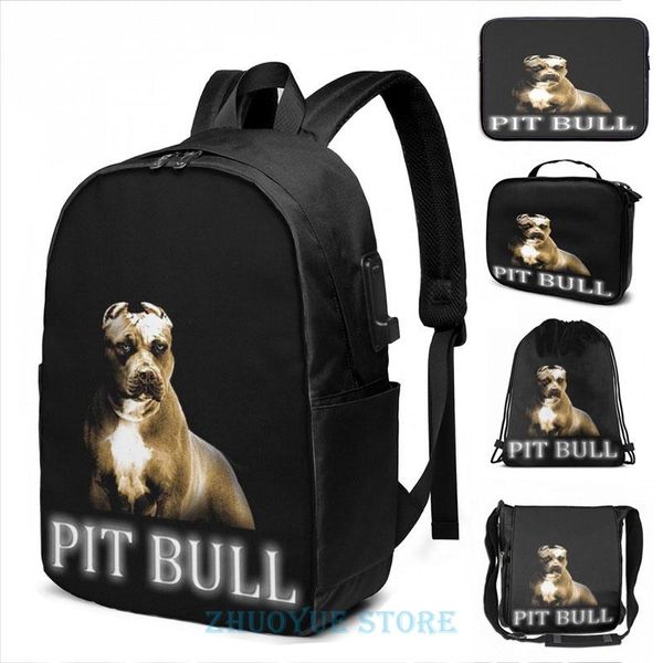backpack t-shirt pitbull for gifts i loves my dog usb charge men school bags women cosmetic bag travel laptop
backpack t-shirt pitbull for gifts i loves my dog usb charge men school bags women cosmetic bag travel laptop