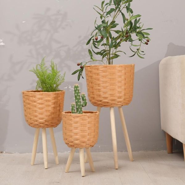 planters & pots wooden floor flower stand straw basket flowerpot decoration nordic living room balcony simple garden plant pot
planters & pots wooden floor flower stand straw basket flowerpot decoration nordic living room balcony simple garden plant pot