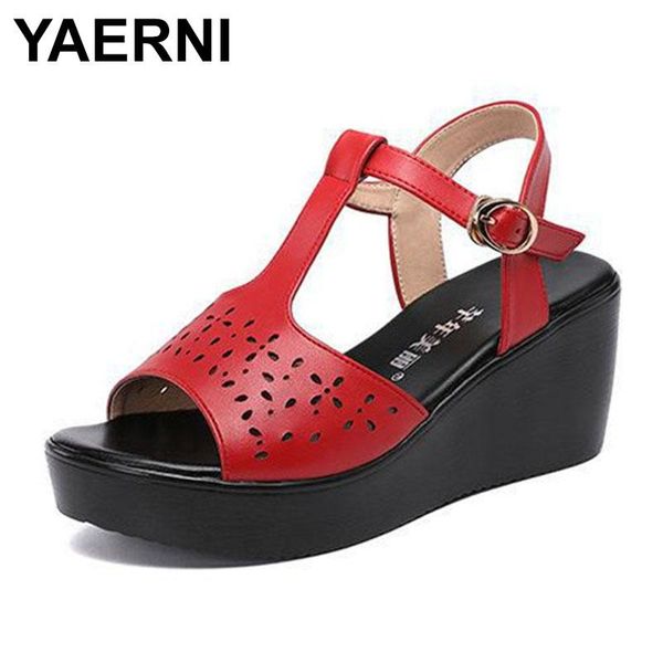 dress shoes yaerni mother sandals women summer 2021 soft bottom hollow middle wedge heel, Black
dress shoes yaerni mother sandals women summer 2021 soft bottom hollow middle wedge heel, Black