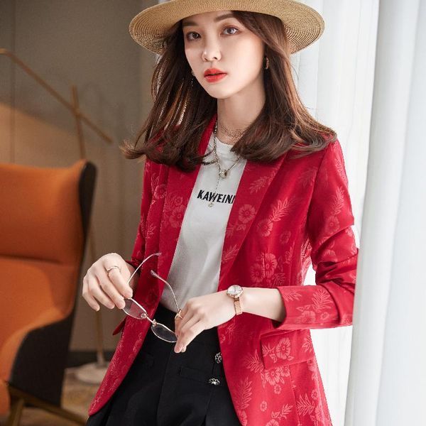 women's suits & blazers 2021 jacket one button print coat ol styles fall winter jackets for women ladies office blazer outwear, White;black
women's suits & blazers 2021 jacket one button print coat ol styles fall winter jackets for women ladies office blazer outwear, White;black