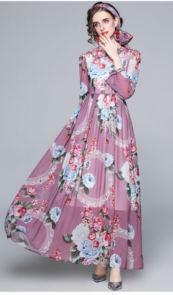 purple women's wear spring dresses 2021 round neck flare lantern sleeve lace chiffon long skirt dress europe and america, Black;pink
purple women's wear spring dresses 2021 round neck flare lantern sleeve lace chiffon long skirt dress europe and america, Black;pink
