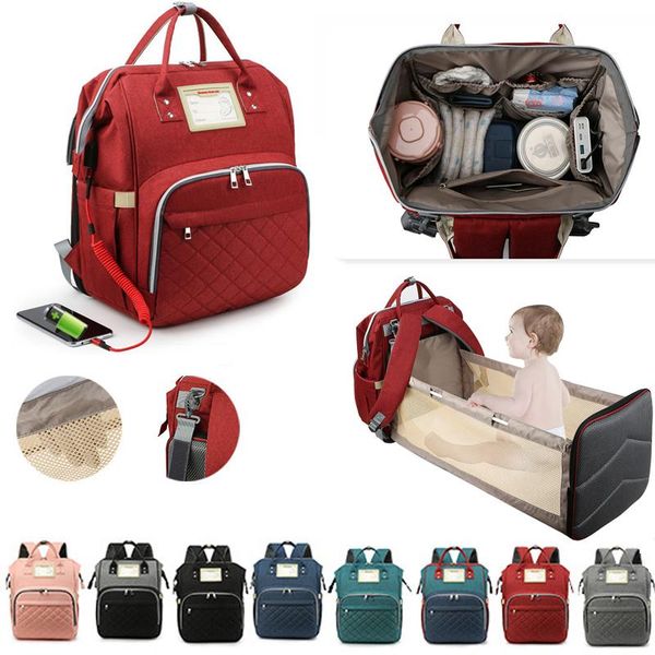 diaper bags 2021 large capacity bag backpack multifunctional baby bed maternity nursing handbag stroller with hooks
diaper bags 2021 large capacity bag backpack multifunctional baby bed maternity nursing handbag stroller with hooks