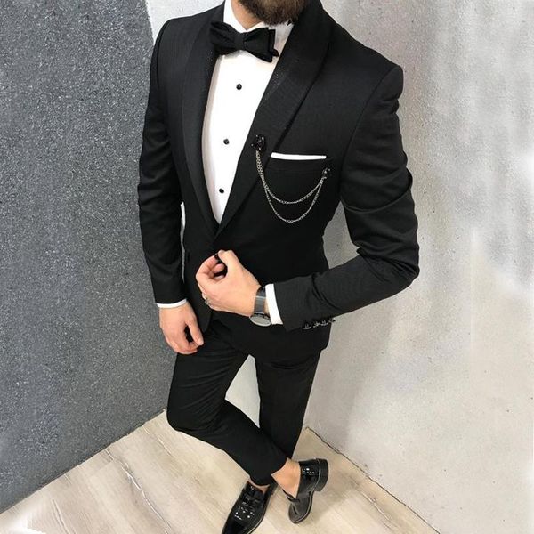 men's suits & blazers black men 2 piece slim fit suit groom tuxedos for wedding custom grooms 2021 (jacket+pants), White;black
men's suits & blazers black men 2 piece slim fit suit groom tuxedos for wedding custom grooms 2021 (jacket+pants), White;black