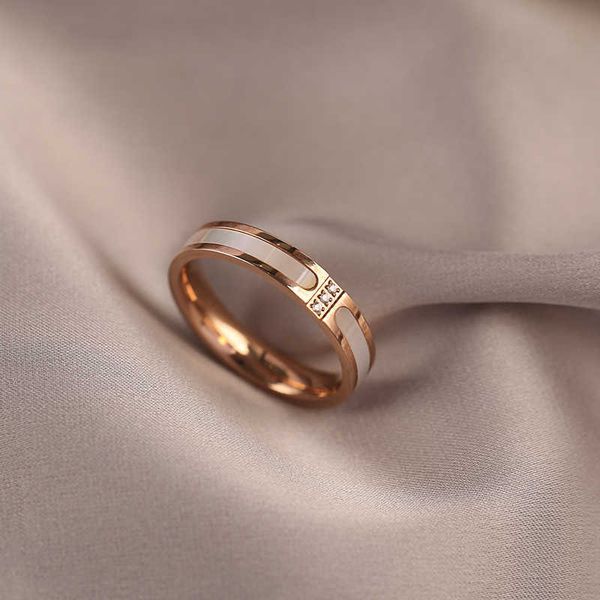 band rings classic luxury titanium steel fadeless shell rose gold rings for woman korean fashion jewelry gothic party girl's ring set a, Silver
band rings classic luxury titanium steel fadeless shell rose gold rings for woman korean fashion jewelry gothic party girl's ring set a, Silver