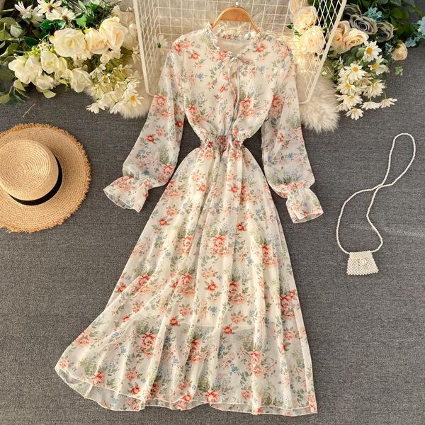 casual dresses chic korea sweet chiffon print long sleeve high waist thin a-line dress women stand neck elegant vestidos k945, Black;gray
casual dresses chic korea sweet chiffon print long sleeve high waist thin a-line dress women stand neck elegant vestidos k945, Black;gray