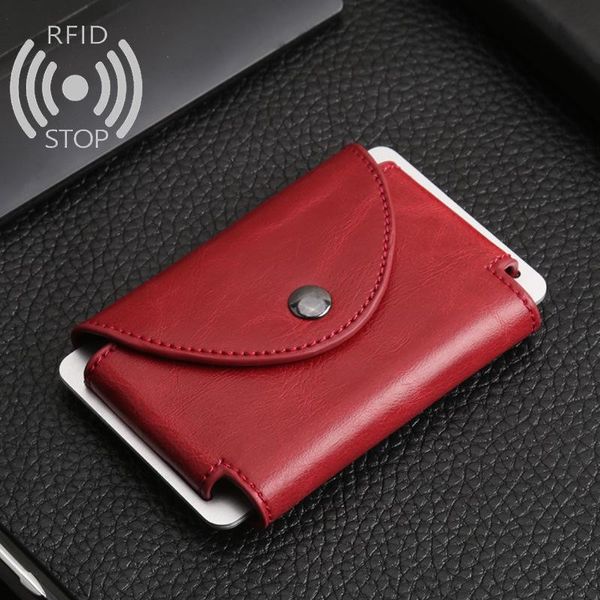card holders 2021 brand rfid holder wallet metal men women id minimalist aluminium blocking for cards, Brown;gray
card holders 2021 brand rfid holder wallet metal men women id minimalist aluminium blocking for cards, Brown;gray