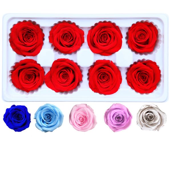 dekoration 8pcs/box preserved rose immortal eternal dried flowers diy material wholesale home decorations 4cm secas
dekoration 8pcs/box preserved rose immortal eternal dried flowers diy material wholesale home decorations 4cm secas